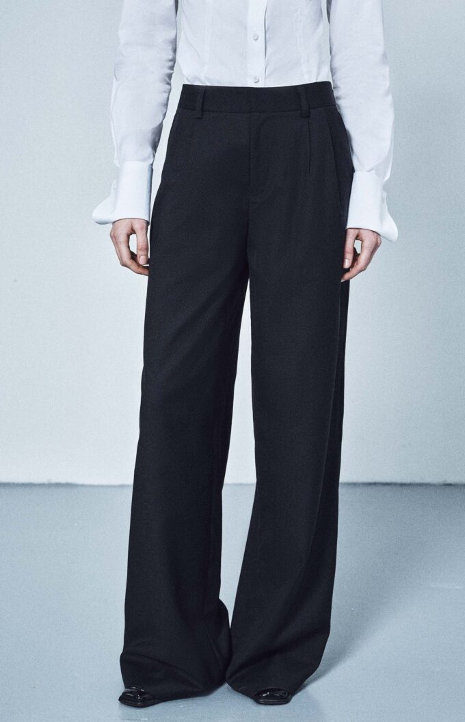 Wide Leg Tailored Trouser