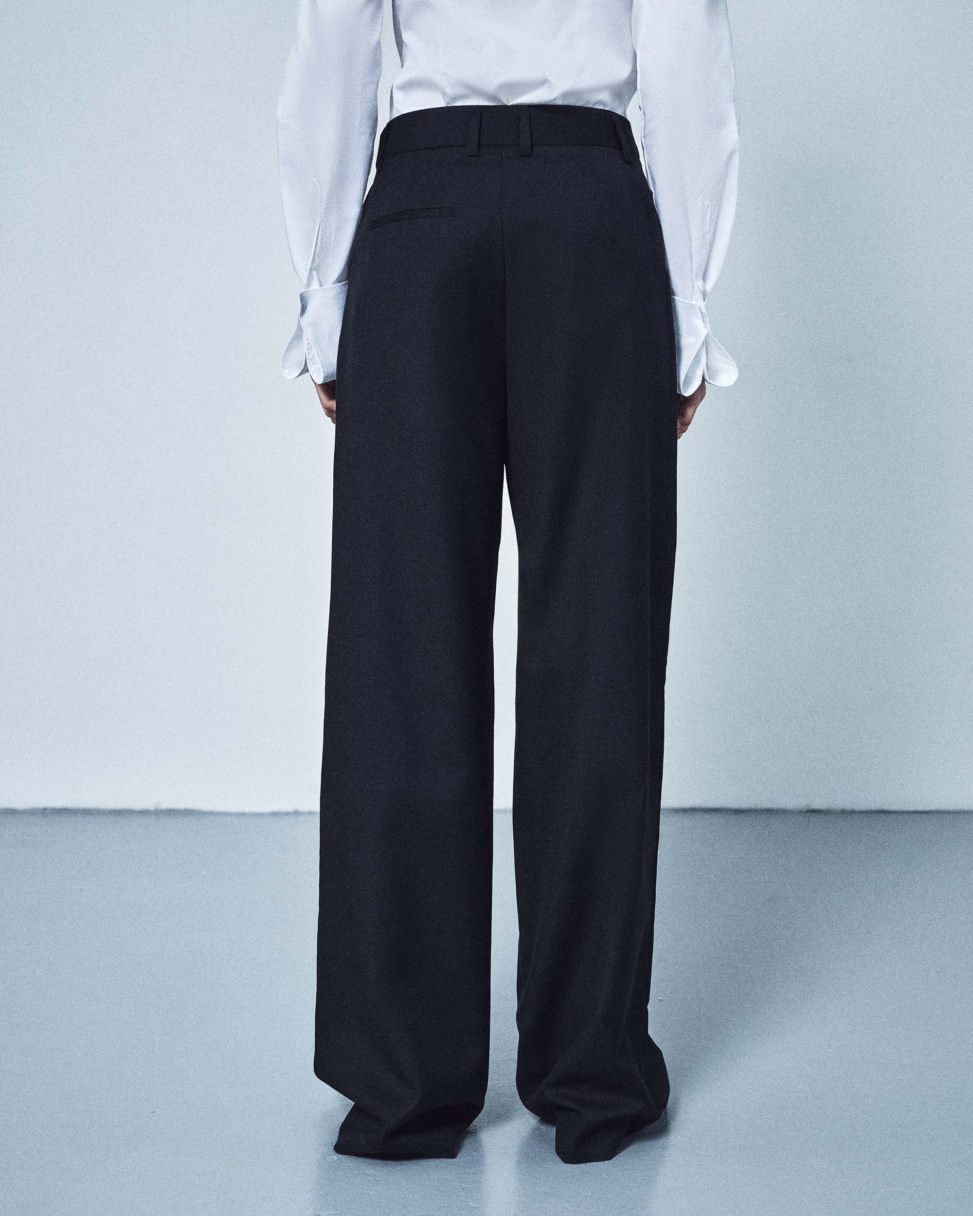 Wide Leg Tailored Trouser - Image 2
