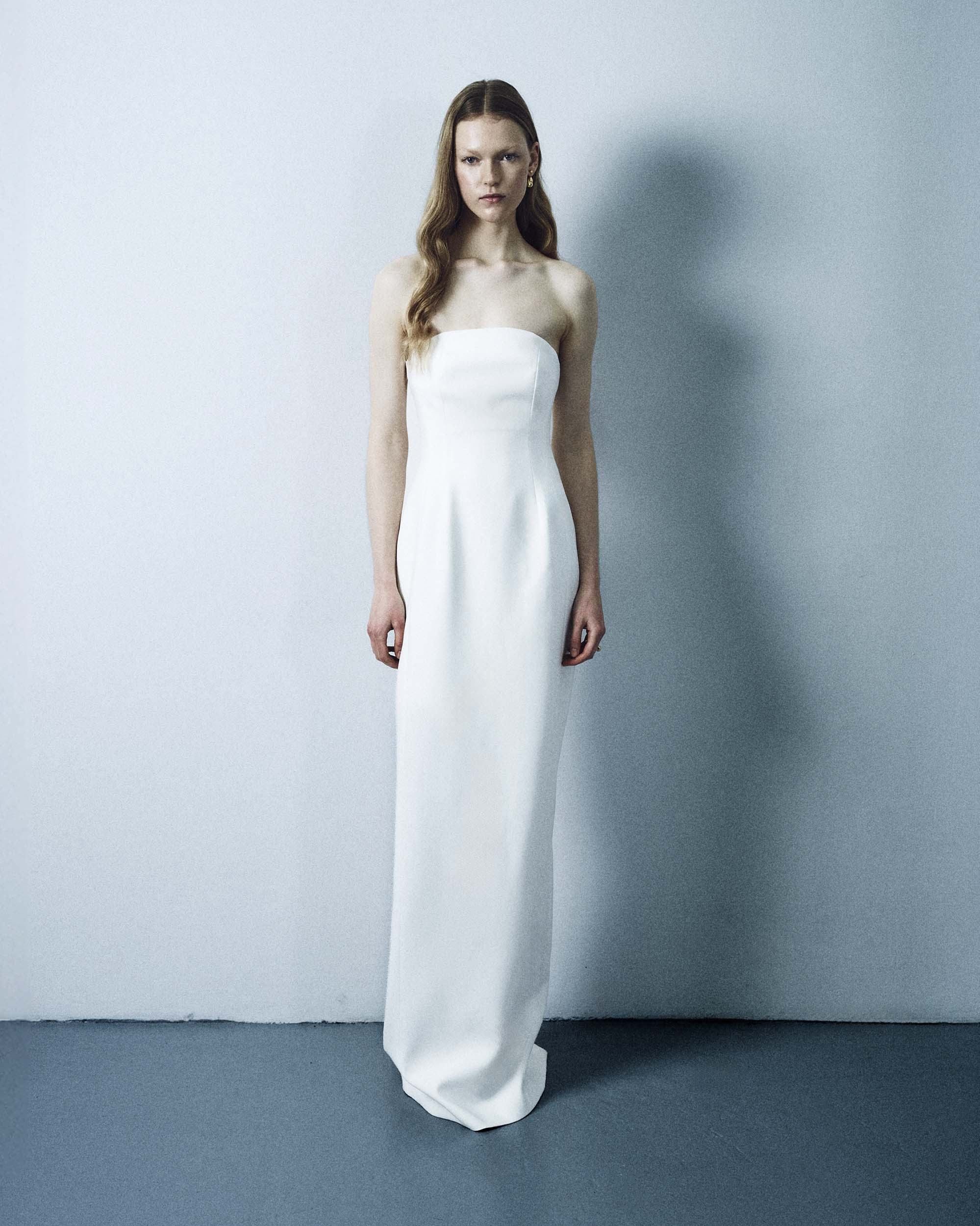 Strapless Column Dress